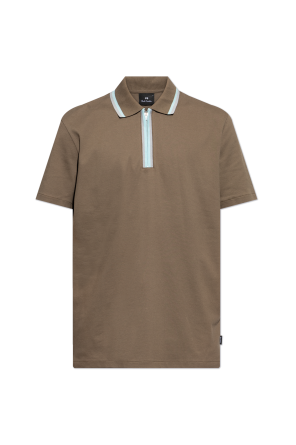 Brown Polo with logo Emporio Armani - Vitkac France